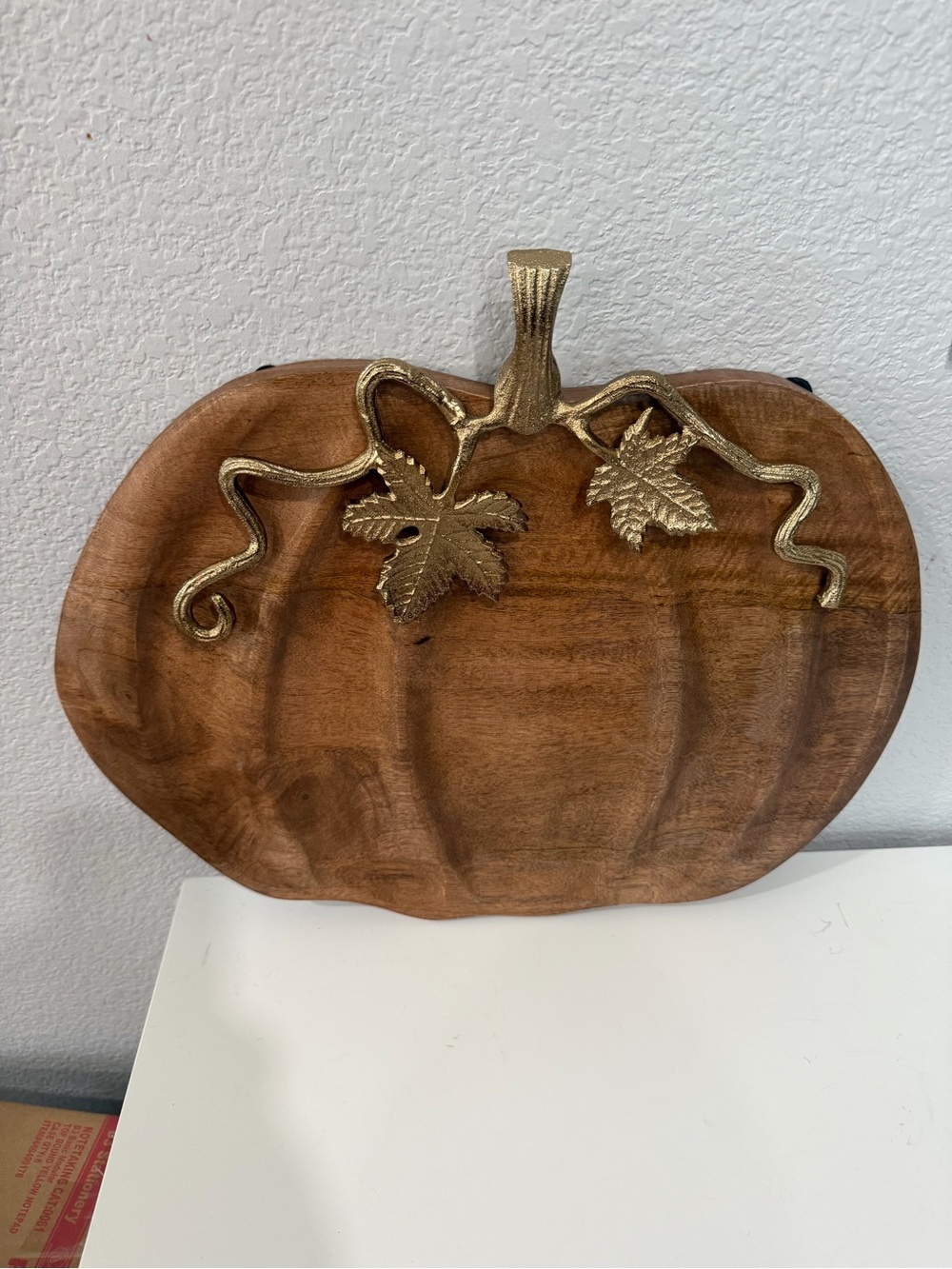Decorative pumpkin wood